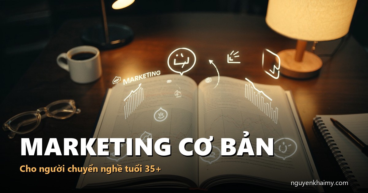 MARKETING CƠ BẢN - Cho người chuyển nghề tuổi 35+ - illustration 1 | nguyenkhaimy.com