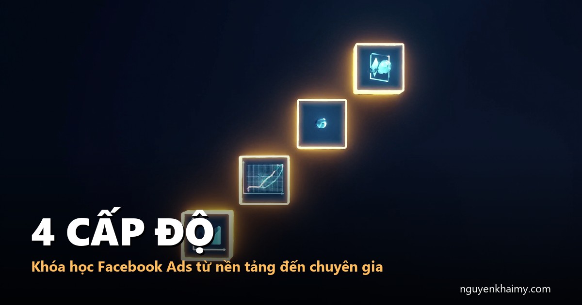4 CẤP ĐỘ - Khóa học Facebook Ads từ nền tảng đến chuyên gia - illustration 3 | nguyenkhaimy.com