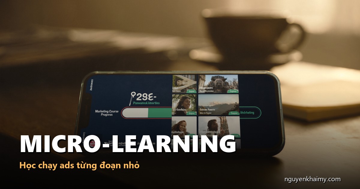 MICRO-LEARNING - Học chạy ads từng đoạn nhỏ - illustration 4 | nguyenkhaimy.com